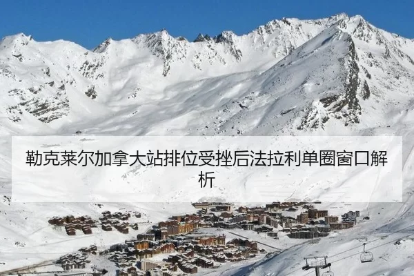 勒克莱尔加拿大站排位受挫后法拉利单圈窗口解析